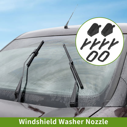 Windshield Washer Nozzle Set with Hose Connector for Mini (No. 61667146377)