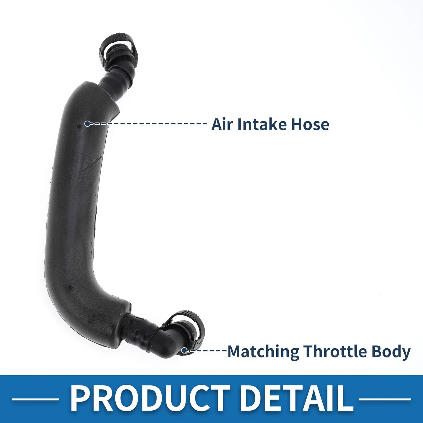 Engine Air Intake Hose for BMW 5 Series 545i (2004–2009) No. 11617547185