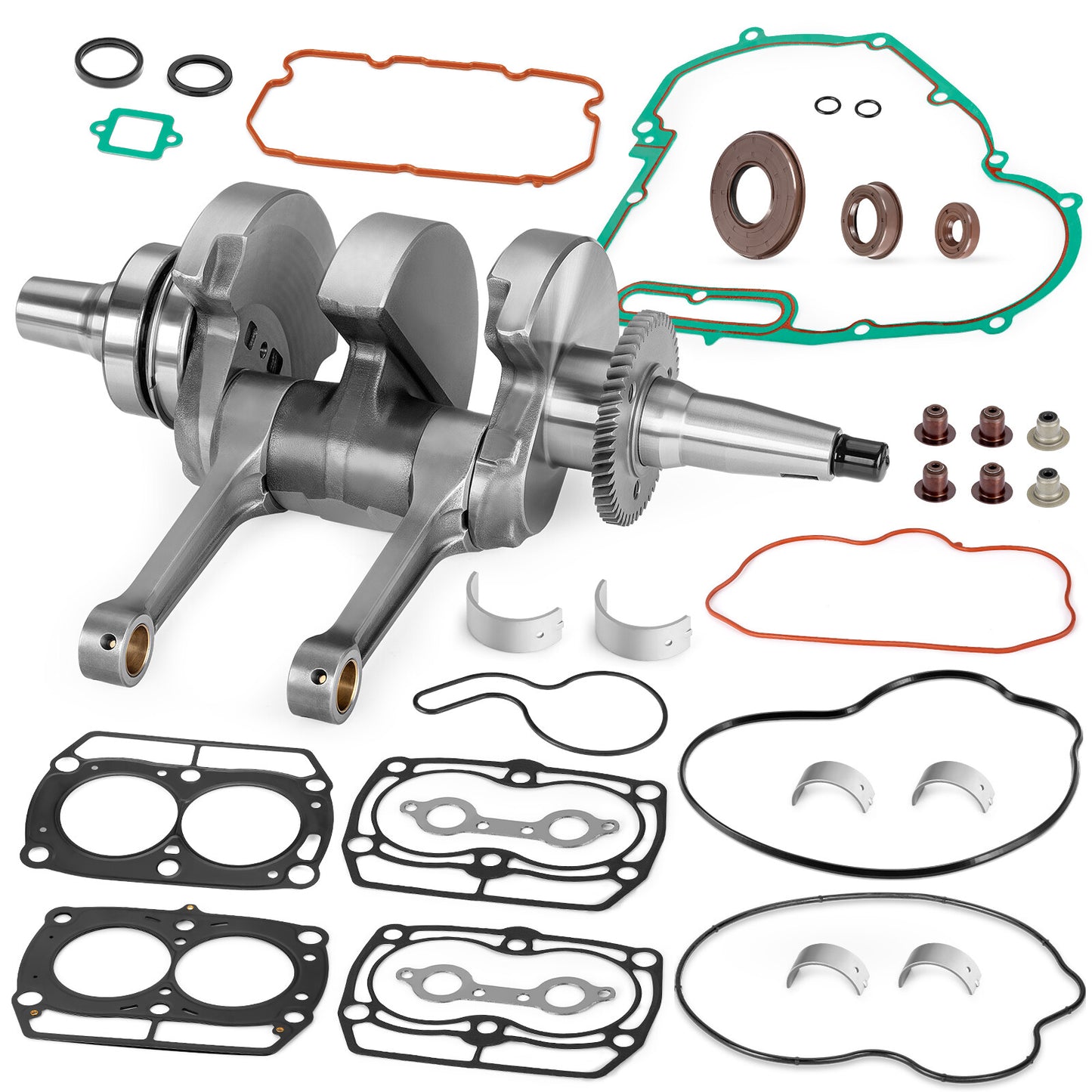 Crankshaft and Gasket Seal Rebuild Kit for Polaris RZR 800 (2008–2014)