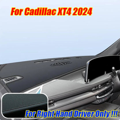 RHD Leather Dashboard Cover Dash Protector Pad Mat for Cadillac XT4 (2019–2024)