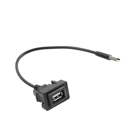 USB Male to Female Extension Cable Adapter for Toyota Dashboard