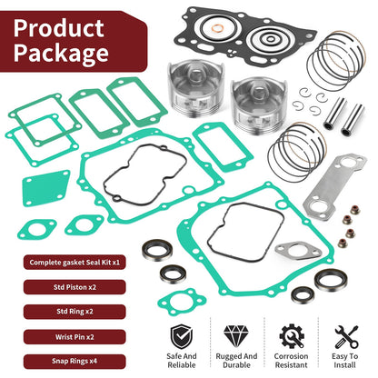Piston Ring Rebuild Kit for EZGO Golf Cart (1996–2008)