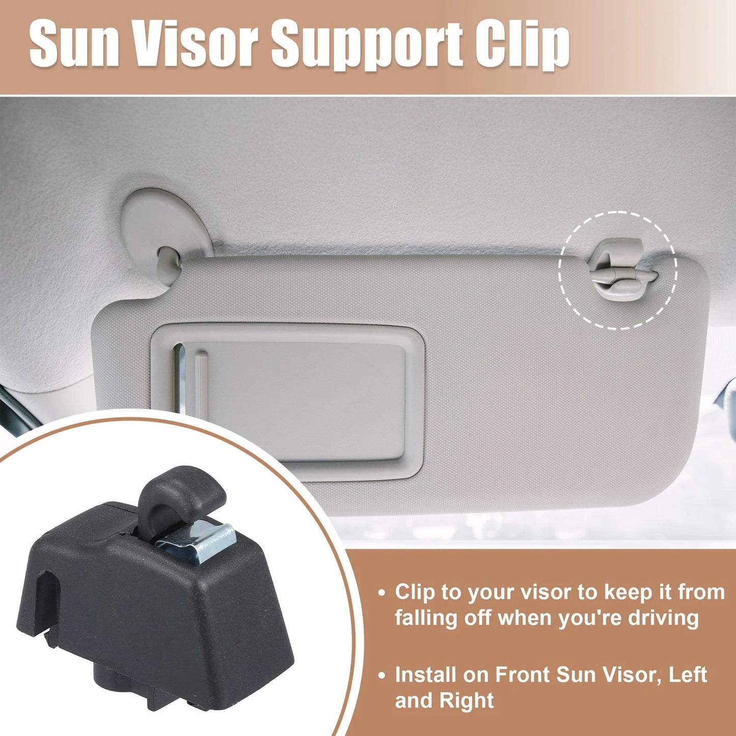 Sun Visor Support Clip No. 4L0859561 for Volkswagen Touareg (2004–2010)