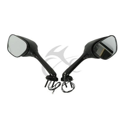 LED Turn Signal Side View Mirrors for Suzuki GSXR600 GSXR750 (2006-2025)