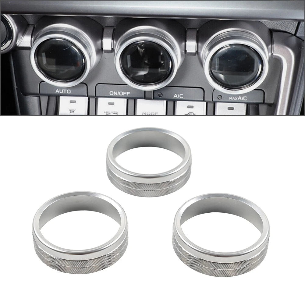 Center Console AC Knob Ring Trim for Subaru BRZ, Toyota GR86 (2021–2024)