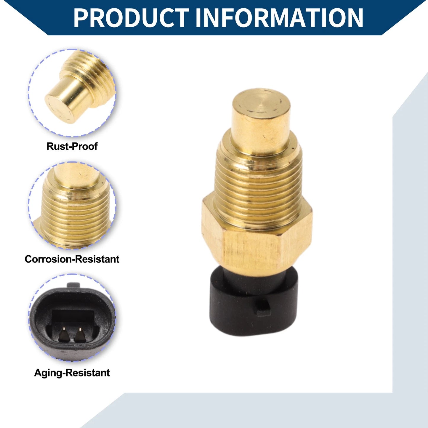 Engine Coolant Temperature Sensor No. 213764 for Chevrolet Cruze (2010–2016)