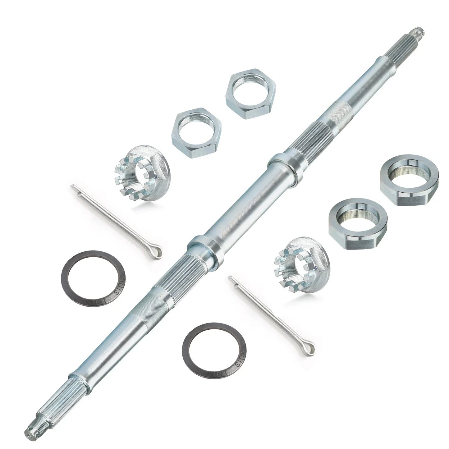 Rear Axle Shaft w/ Nut Pin Kit for Honda FourTrax 300 TRX300/TRX300FW (1993–2000)