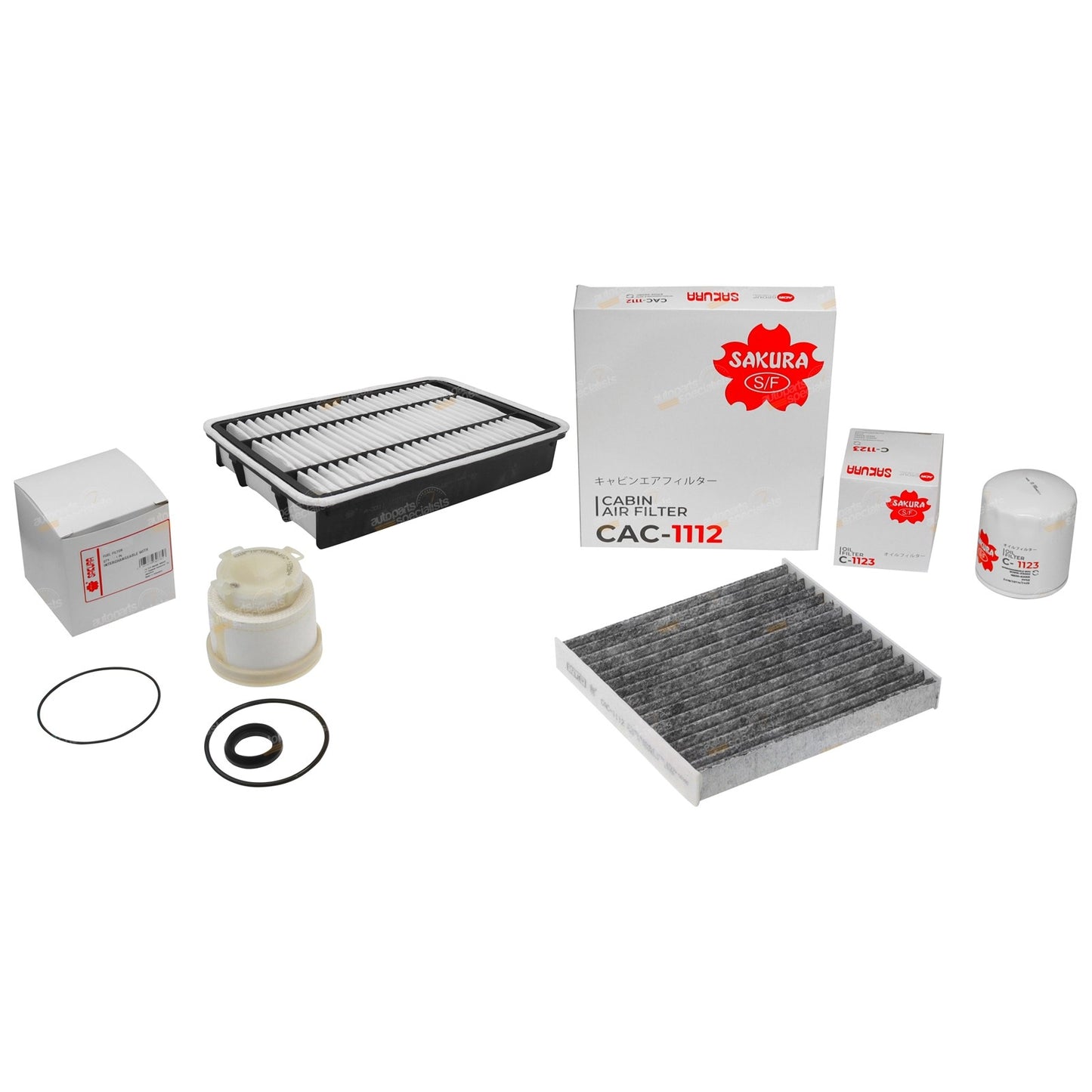 Air Oil Fuel Cabin Filter Kit for Toyota Hiace (2005–2019)
