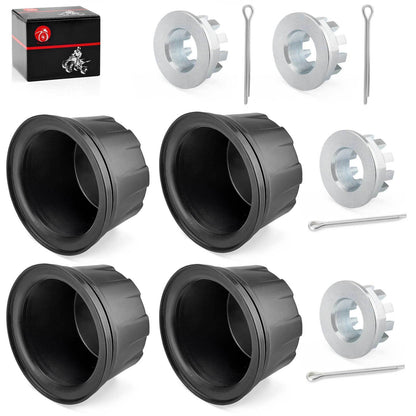 Set of 4 Wheel Center Caps for Honda Rancher 420 TRX420 (2007–2023)