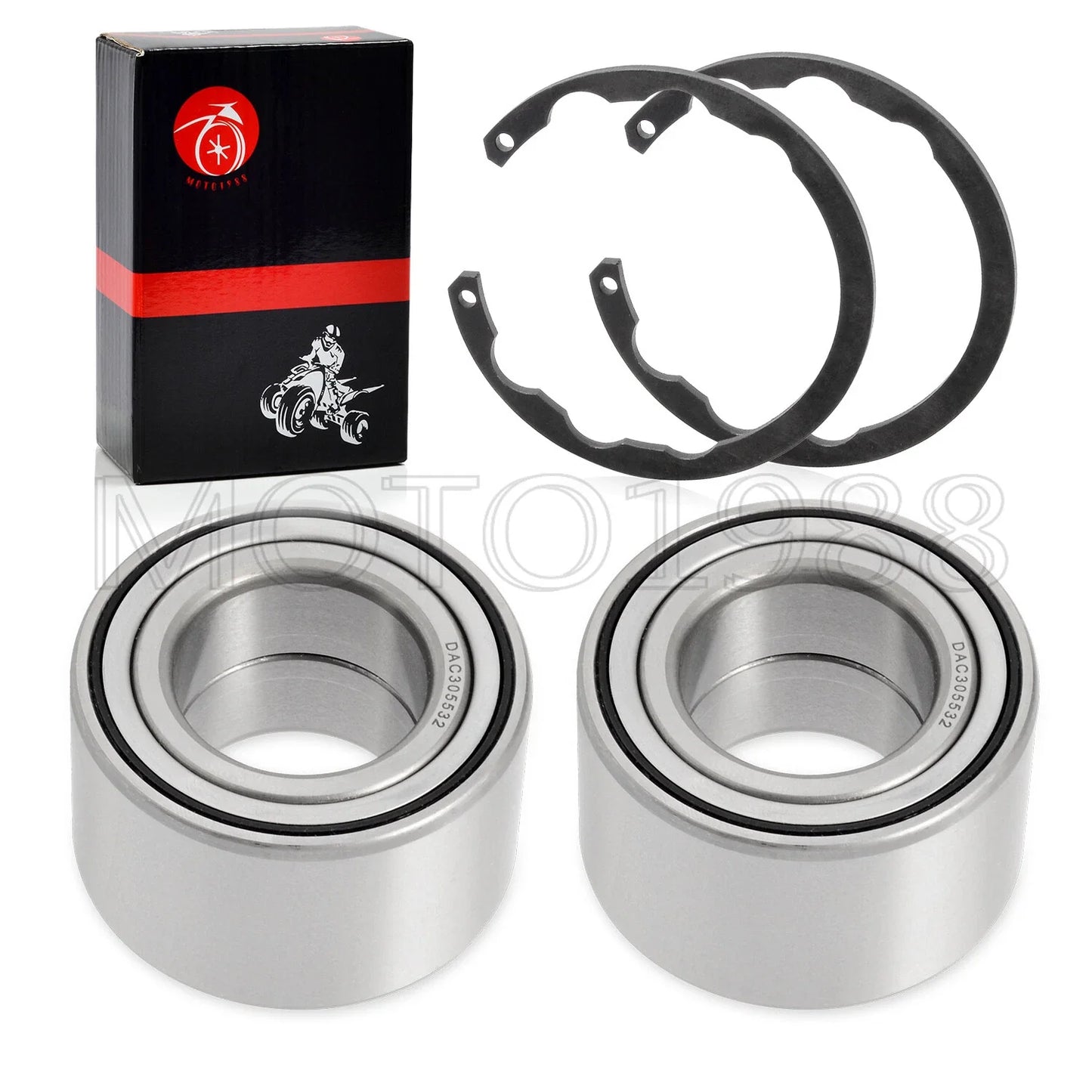 2 x Wheel Bearings 30x55x32 + CIRCLIP for Kawasaki Teryx (2008–2019)