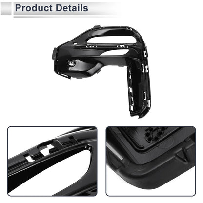 1 x Front Left Fog Light Grill for BMW X5 (2019-2022) Black