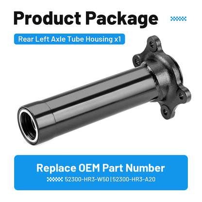 Left axle housing pipe for Honda Rancher TRX420, Foreman TRX500, TRX520 (2014–2024)