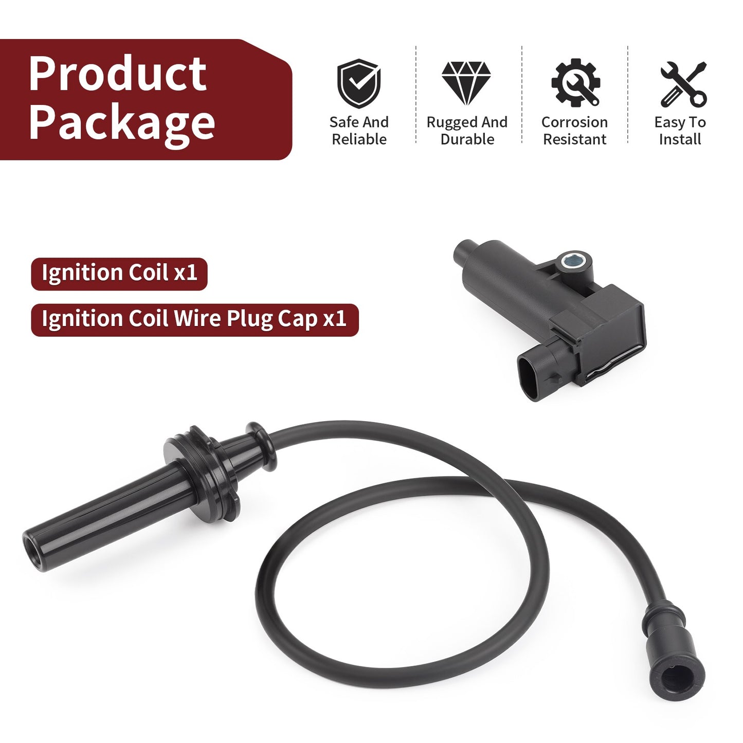 Ignition Coil Set for Hisun UTV Axis 700 750 MSU 700 800 (2009–2019)