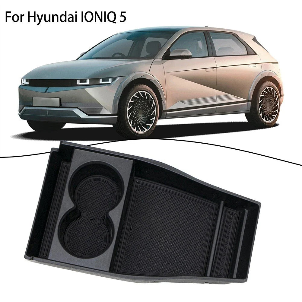 Center Console Storage Box ABS Heat-Resistant PVC Insert Pad