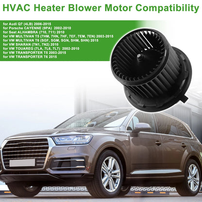 Hvac Blower Motor Assembly for Audi Q7 (2006–2015) 7H0819021A/7H0819021
