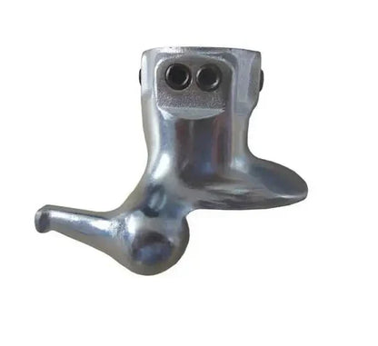 110mm x 75mm Silver Cast Steel Tire Changer Mount Demount Head