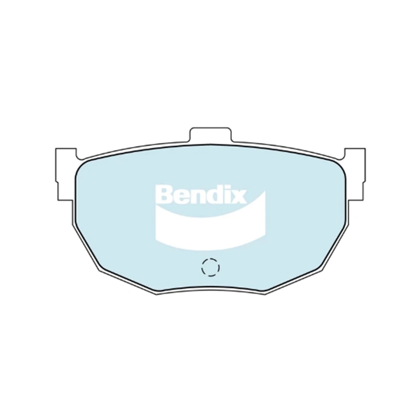 Set of 4 Rear Disc Brake Pads for Hyundai S Coupe (1990–1992)
