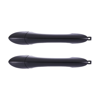 2pc Outer Door Handle Set Black for Hyundai Sonata (2010–2014)