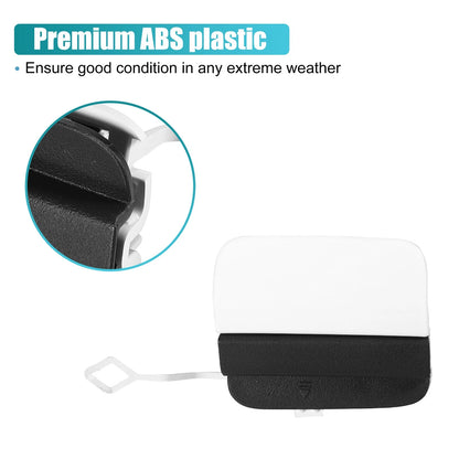 Rear Bumper Tow Hook Cover for Mercedes Benz C-Class (A2058853303) White