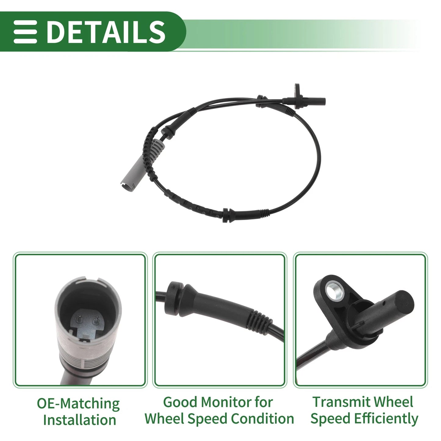 ABS Wheel Speed Sensor for BMW E65 (2002–2008) No. 34526752159/34526758289