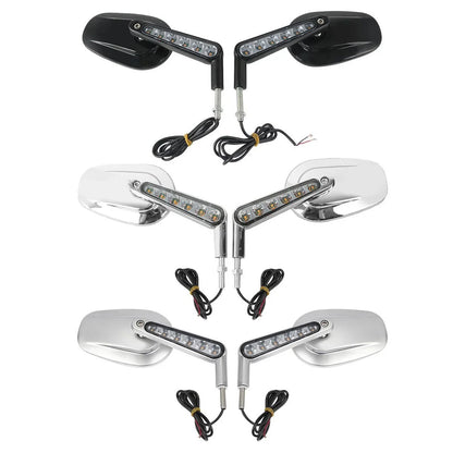 Rearview Mirrors LED Turn Signals for Harley VRSCF VRod (2009 - 2017)