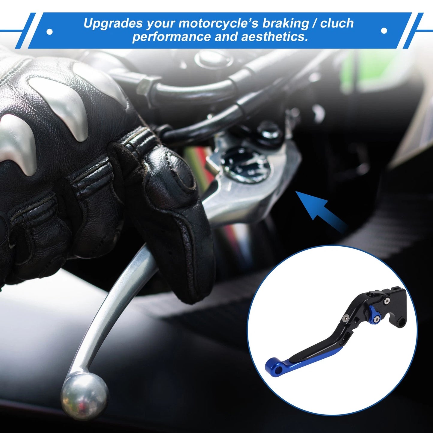 Adjustable Brake Clutch Levers for Yamaha YZF R1 (1999–2001) Black Blue