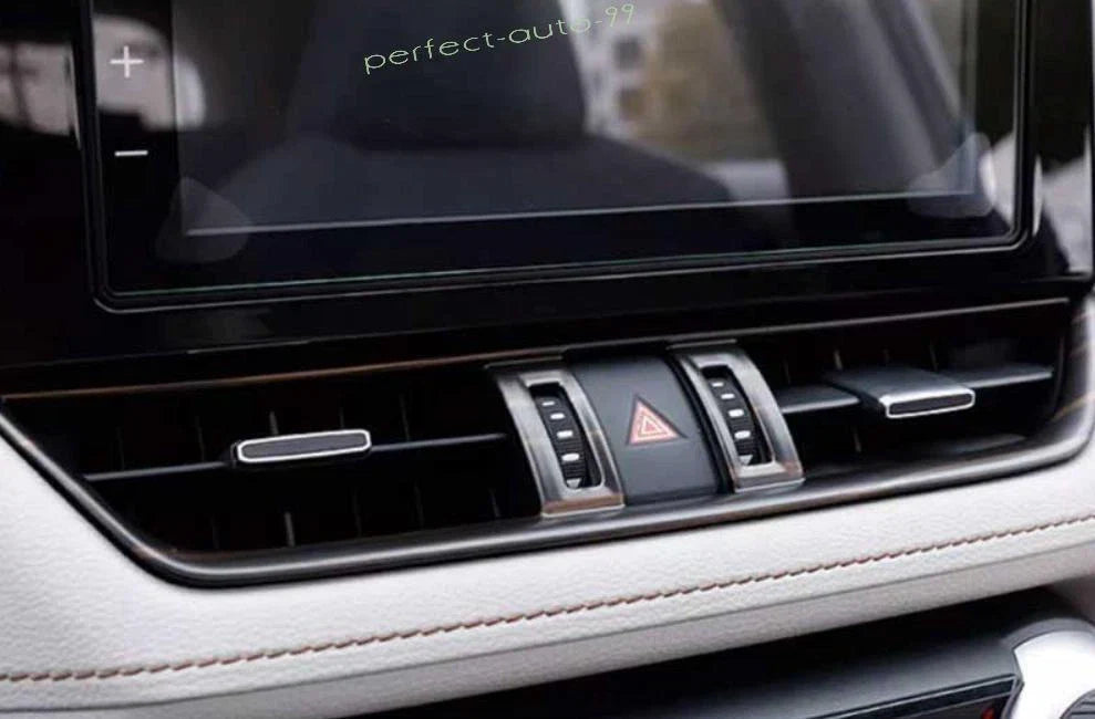 Peach Wood Grain Console Air Outlet Vent Trim for Toyota RAV4 (2019–2024)