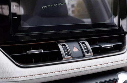Peach Wood Grain Console Air Outlet Vent Trim for Toyota RAV4 (2019–2024)