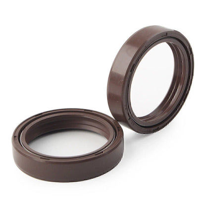 Brown 43x55mm Motorcycle Front Damper Shock Absorber Fork Seal