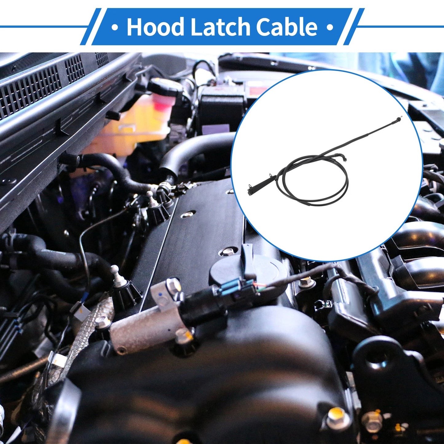 Hood Release Cable No. 51237184456 for BMW X5 (2007–2014)