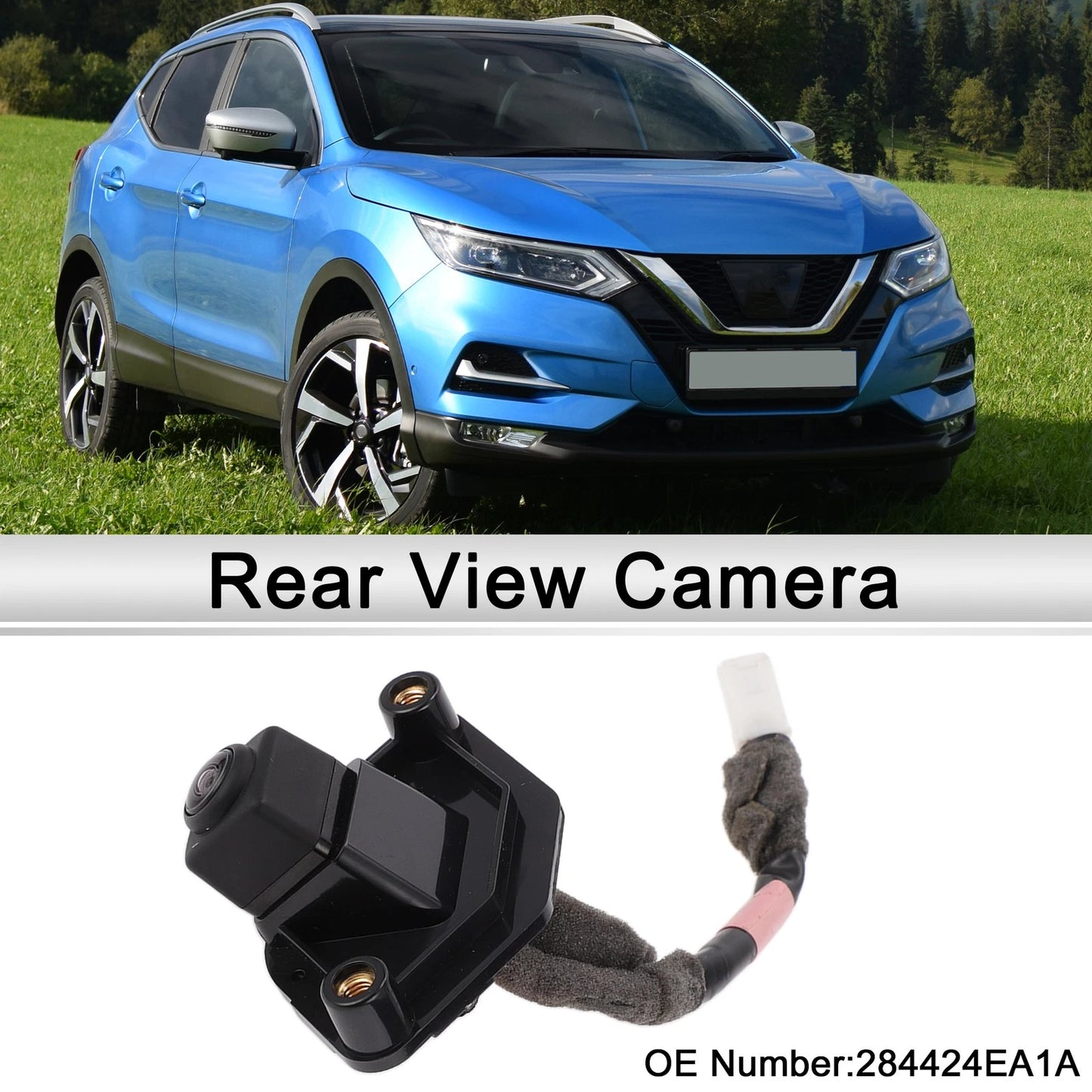 Rear View Camera for Nissan Qashqai (2014–2020) 120-180 Degree