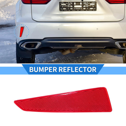 Rear Left Bumper Reflector No. 8192048050 for Lexus RX350 (2016–2019) Red