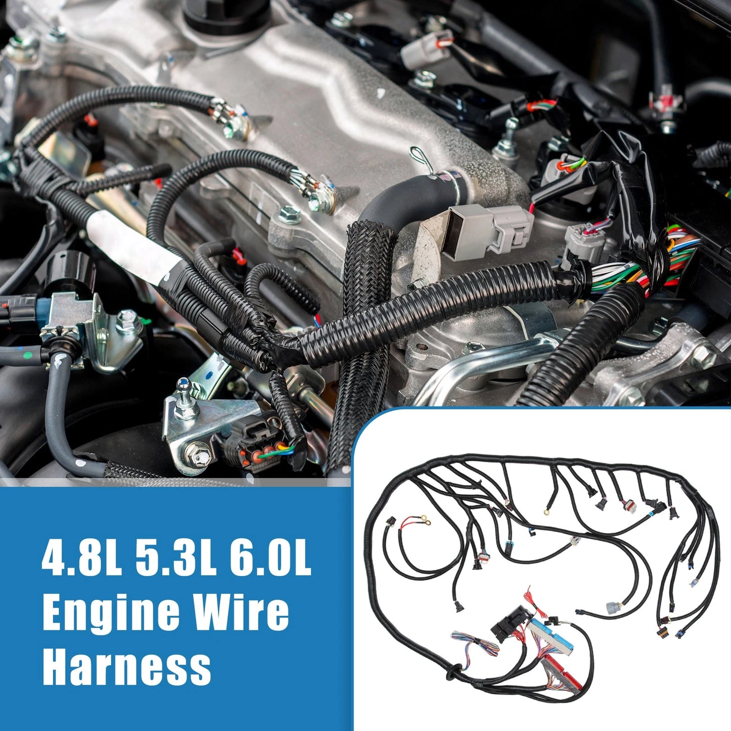 Engine Wiring Harness Set for Chevy GMC Cadillac Hummer Trucks