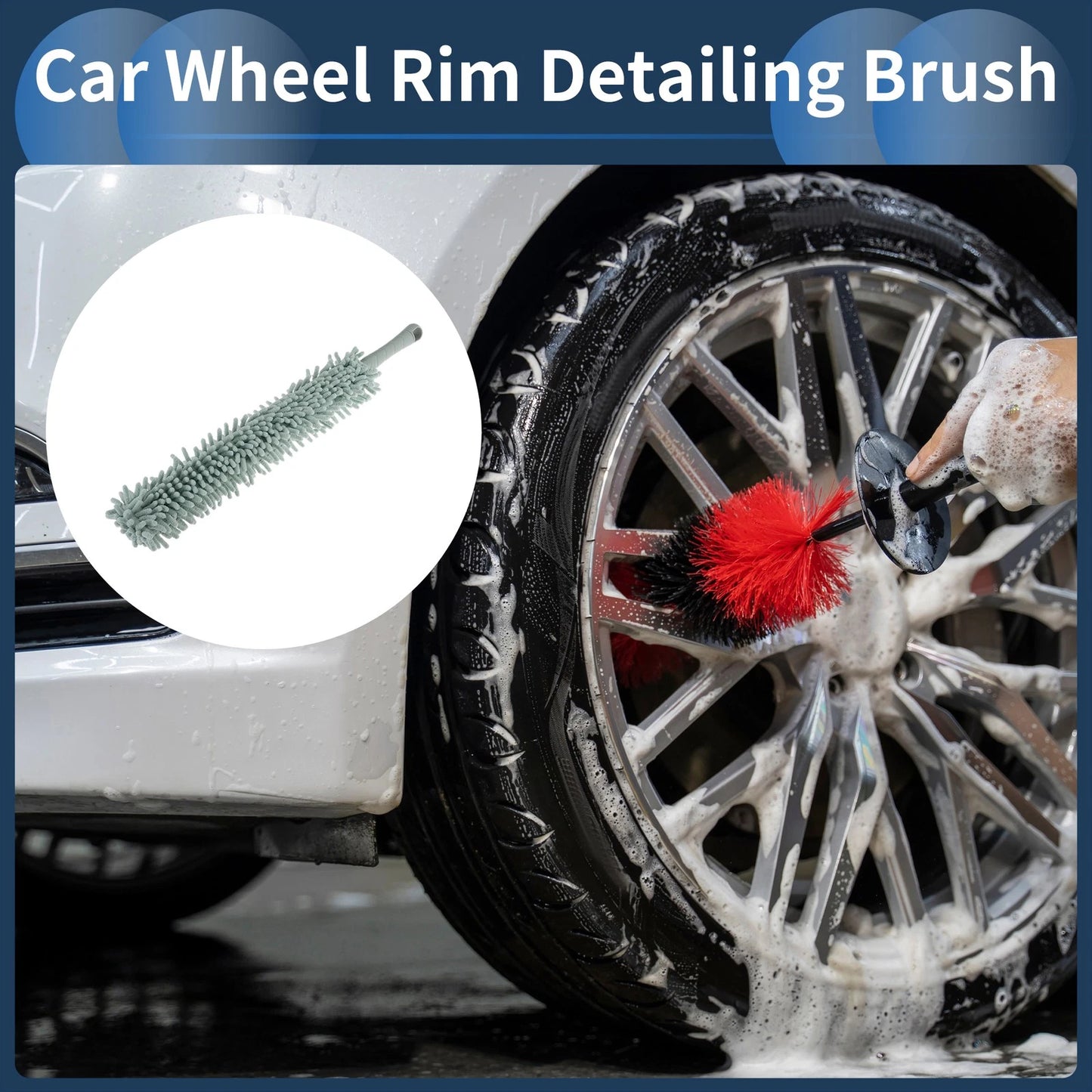 Car Wheel Brush for Universal Use (22")