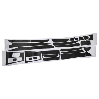 3D Carbon Fiber Pattern Interior DIY Trim Decals for BMW X5 (2007–2013)