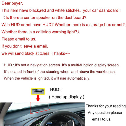 Leather Dashboard Cover Mat for Kia Carnival (2025–2027)