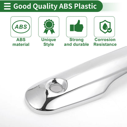 Car Door Handle Cover Trim for Toyota HiAce  - Silver Tone