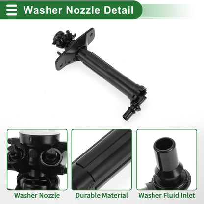 Front Passenger Side Headlight Washer Nozzle for Audi A6 (2013–2018) No. 4GD955102A