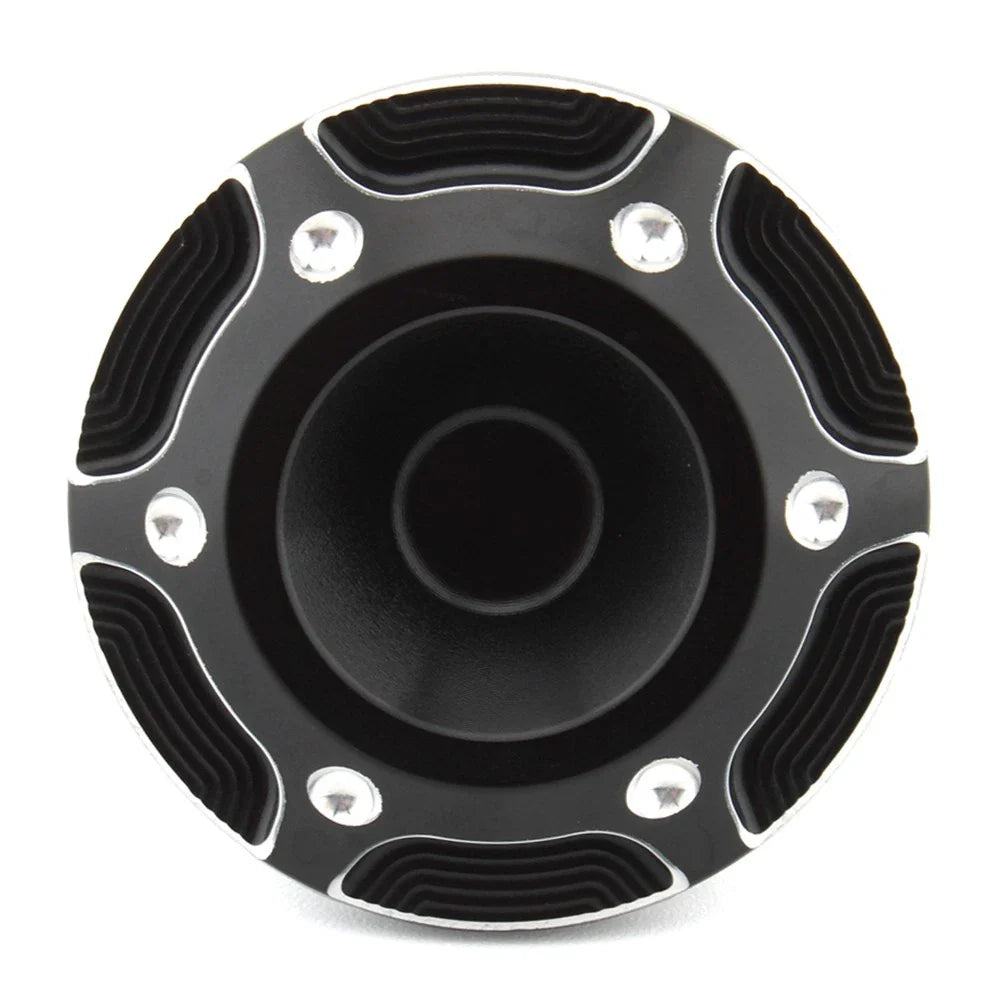 Black & Silver Frame Hole Cover Caps for Harley X350