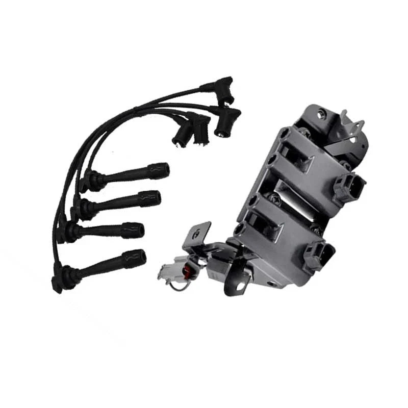 Ignition Coil Pack & Lead Kit for Kia Rio JB 1.4L Hatchback (2006-2011)
