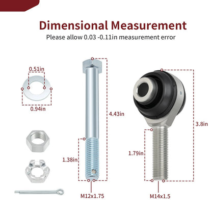 Tie Rod End Kit for Can-Am Maverick 1000