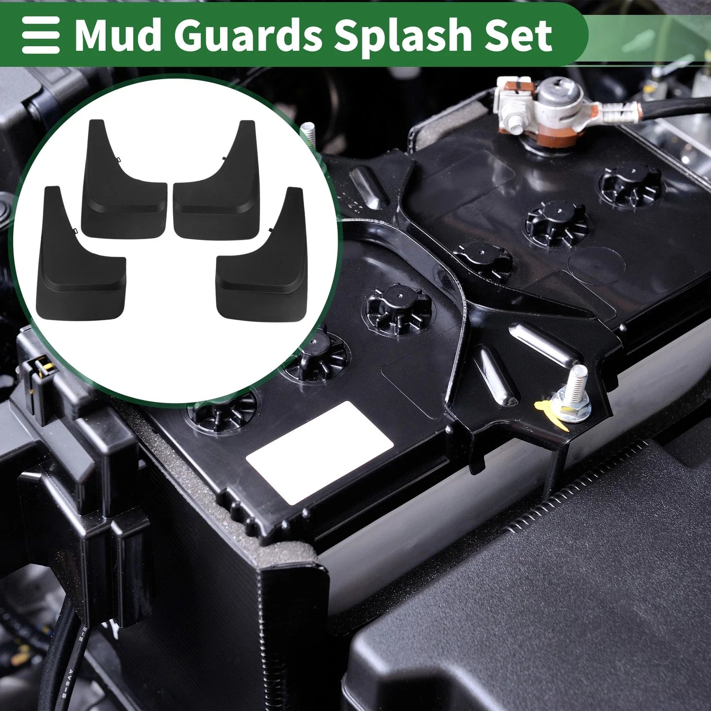 Mud Flaps Splash Guards for Chevrolet Blazer (2005) - Includes Mount Accessories
