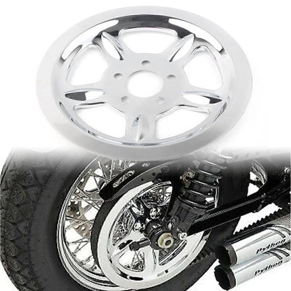 Chrome Rear Pulley Cover for Harley Sportster XL883 XL1200 (2004-2023)