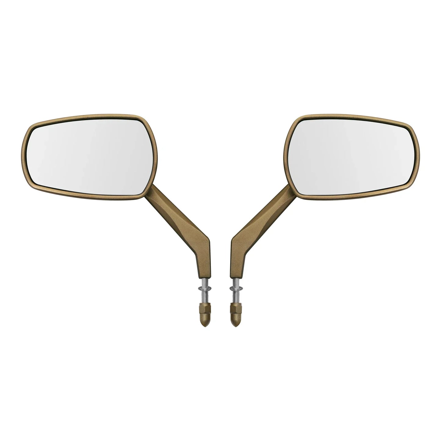 Gold Rear-View Mirrors for Harley Touring Electra Road King Glide (1982-2024)