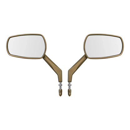 Gold Rear-View Mirrors for Harley Touring Electra Road King Glide (1982-2024)