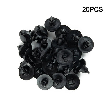 20PCS 8mm Hole Dia Rivet Fastener Mud Flaps Bumper Fender Push Clips for Nissan