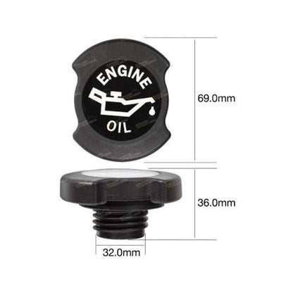 Engine Oil Cap for Mazda BT50 B2500 B3000 (2006–2011)