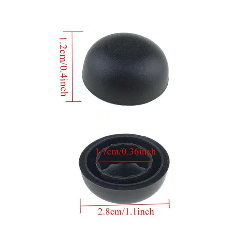 Front Windshield Wiper Arm Cover Nut Cap for Ford Edge, Flex, Lincoln (2007-2019)