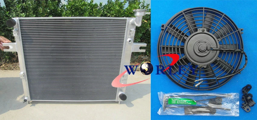 Aluminum Radiator & Fan for Jeep Grand Cherokee (1999–2005)