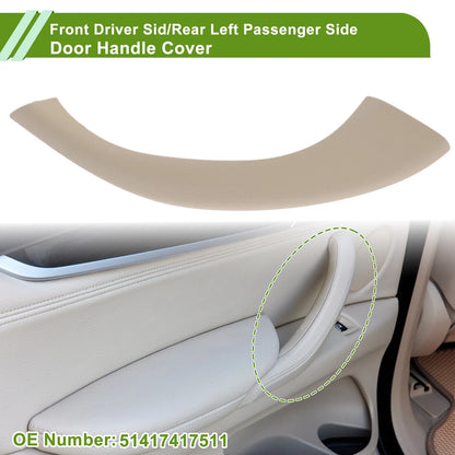Door Panel Handle Pull Trim Cover for BMW X1 F48 F49 (2015–2020) No. 51417417511 Beige